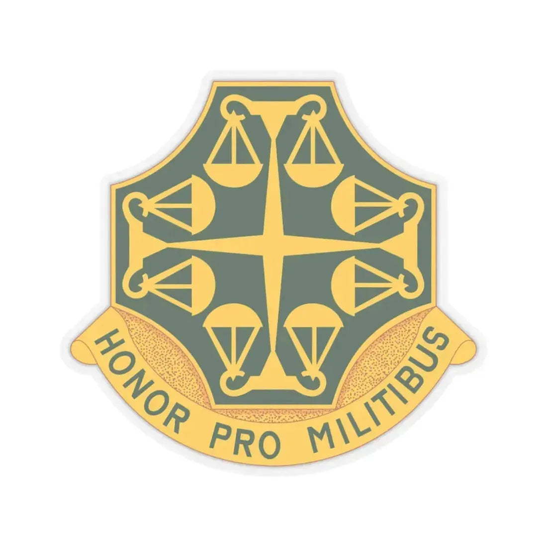 502 Military Police Battalion (U.S. Army) STICKER Vinyl Kiss-Cut Decal 4 Inch Transparent - The Sticker Space