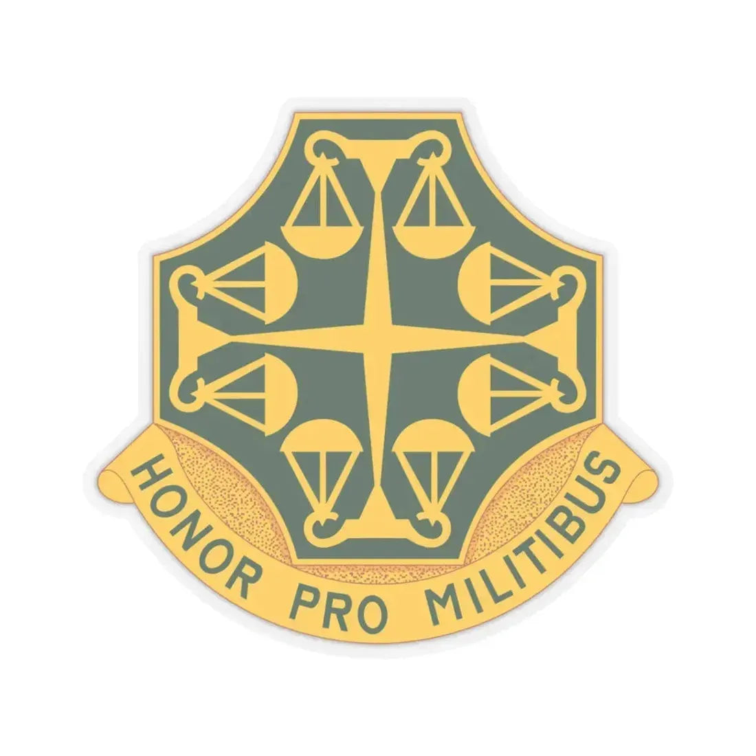 502 Military Police Battalion (U.S. Army) STICKER Vinyl Kiss-Cut Decal 6 Inch Transparent - The Sticker Space