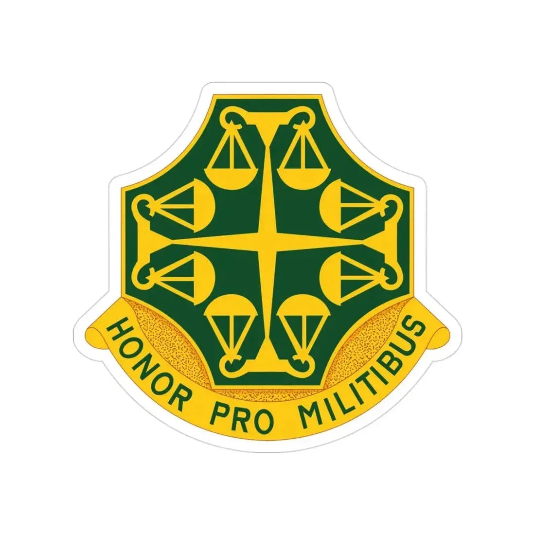 502 Military Police Battalion (U.S. Army) Transparent STICKER Die-Cut Vinyl Decal 3 Inch - The Sticker Space