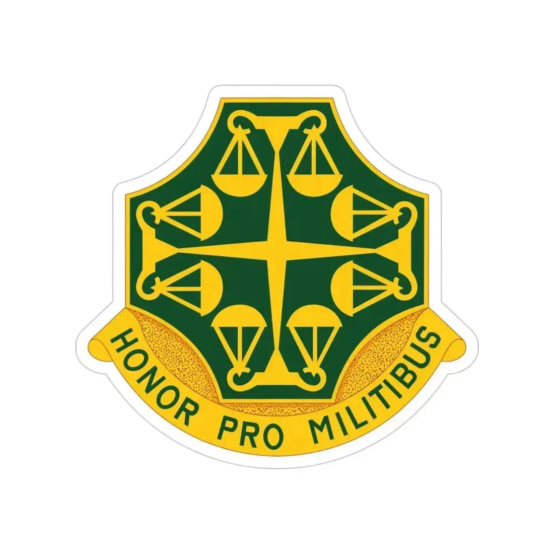 502 Military Police Battalion (U.S. Army) Transparent STICKER Die-Cut Vinyl Decal 4 Inch - The Sticker Space
