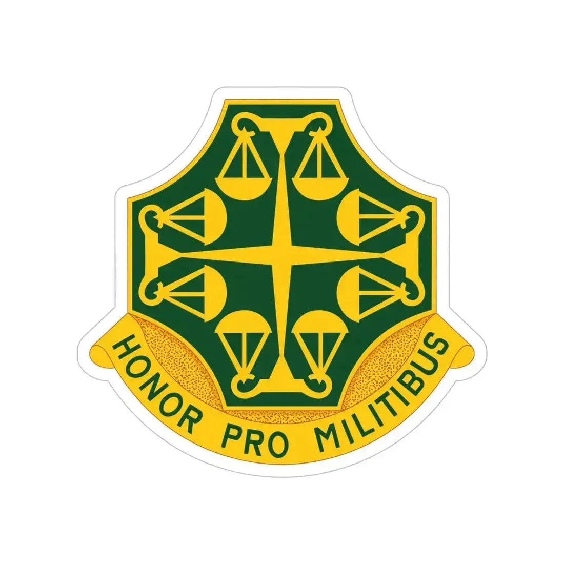 502 Military Police Battalion (U.S. Army) Transparent STICKER Die-Cut Vinyl Decal 5 Inch - The Sticker Space