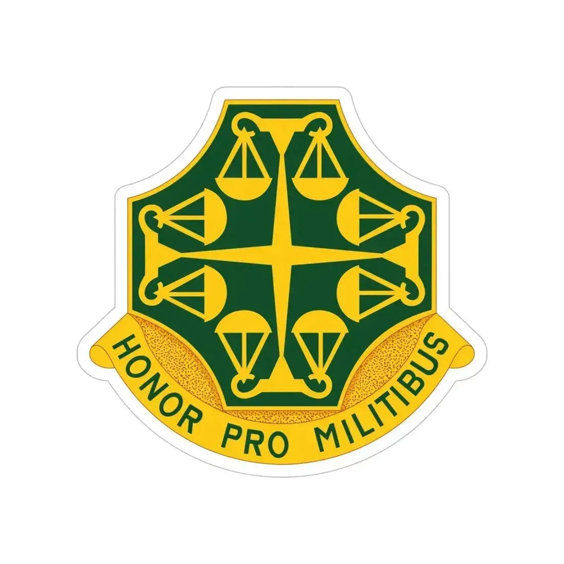 502 Military Police Battalion (U.S. Army) Transparent STICKER Die-Cut Vinyl Decal 6 Inch - The Sticker Space