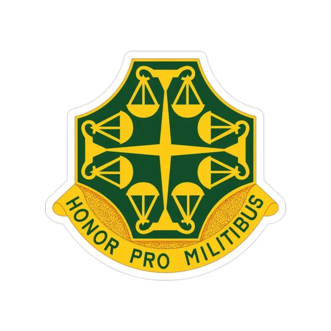 502 Military Police Battalion (U.S. Army) Transparent STICKER Die-Cut Vinyl Decal - The Sticker Space