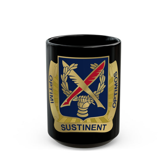 502 Personnel Services Battalion (U.S. Army) Black Coffee Mug-15oz-The Sticker Space