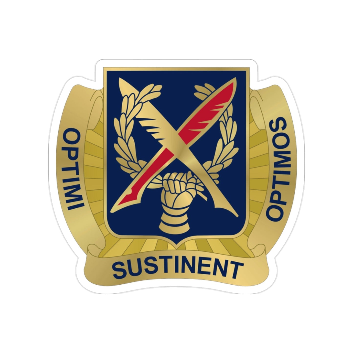 502 Personnel Services Battalion (U.S. Army) Transparent STICKER Die-Cut Vinyl Decal-2 Inch-The Sticker Space