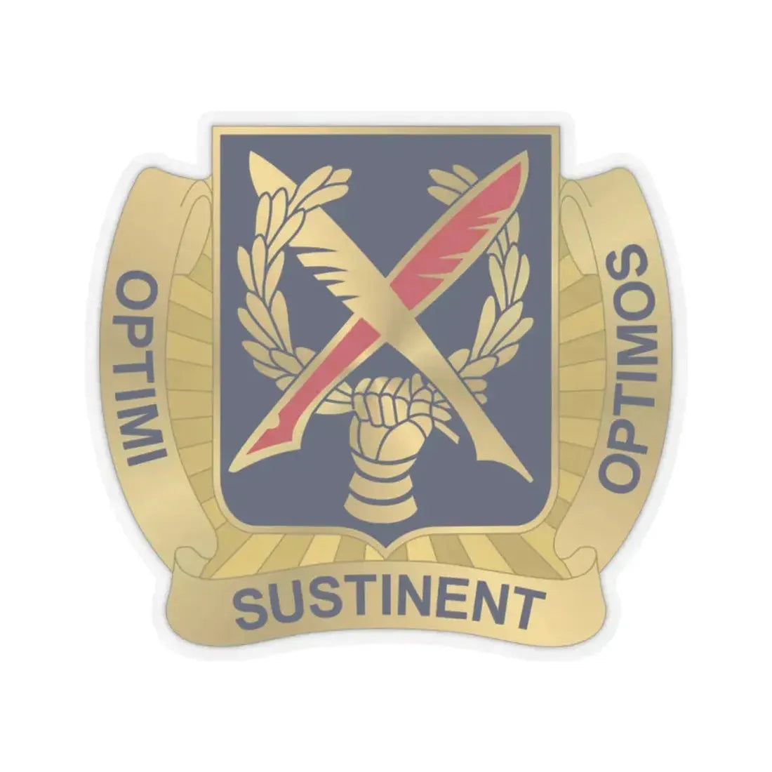 502 Personnel Services Battalion (U.S. Army) STICKER Vinyl Kiss-Cut Decal 2 Inch Transparent - The Sticker Space