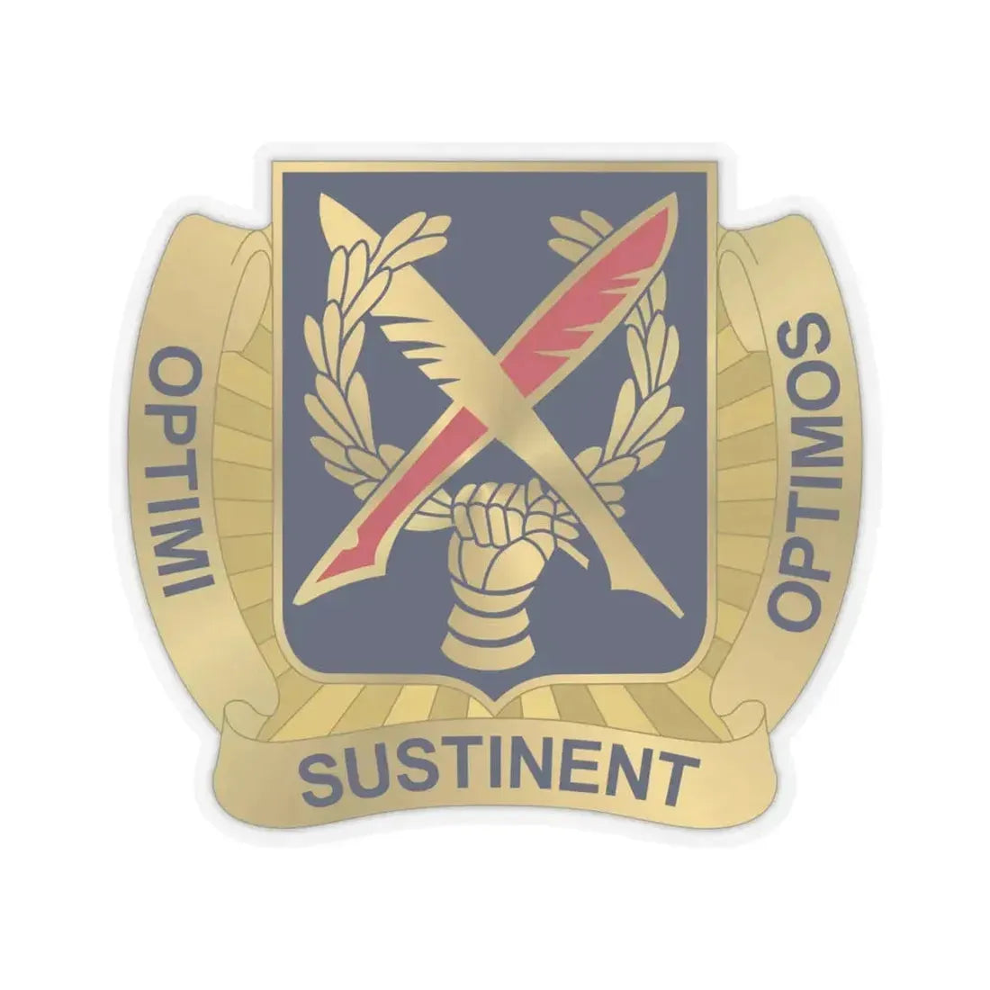 502 Personnel Services Battalion (U.S. Army) STICKER Vinyl Kiss-Cut Decal 4 Inch Transparent - The Sticker Space