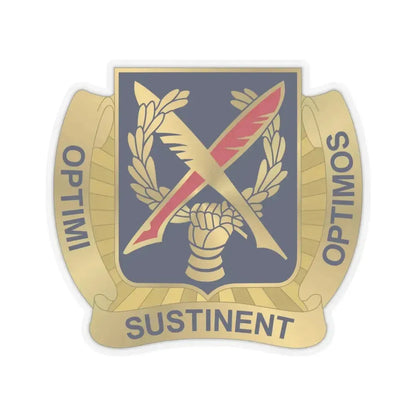 502 Personnel Services Battalion (U.S. Army) STICKER Vinyl Kiss-Cut Decal 4 Inch Transparent - The Sticker Space