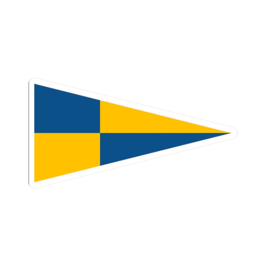 Flags of Sweden - Fiskeriinspektionen (Sweden) STICKER Vinyl Kiss-Cut Decal