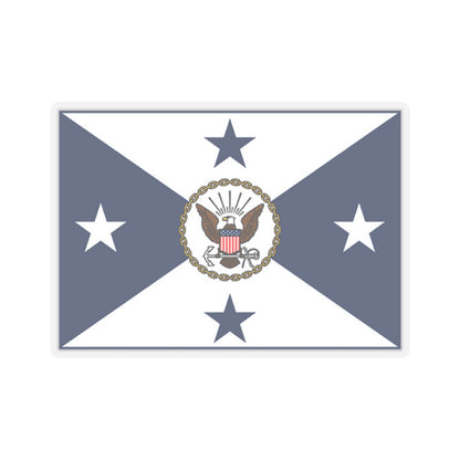 VCNO FLAG NO POLE (U.S. Navy) STICKER Vinyl Kiss-Cut Decal