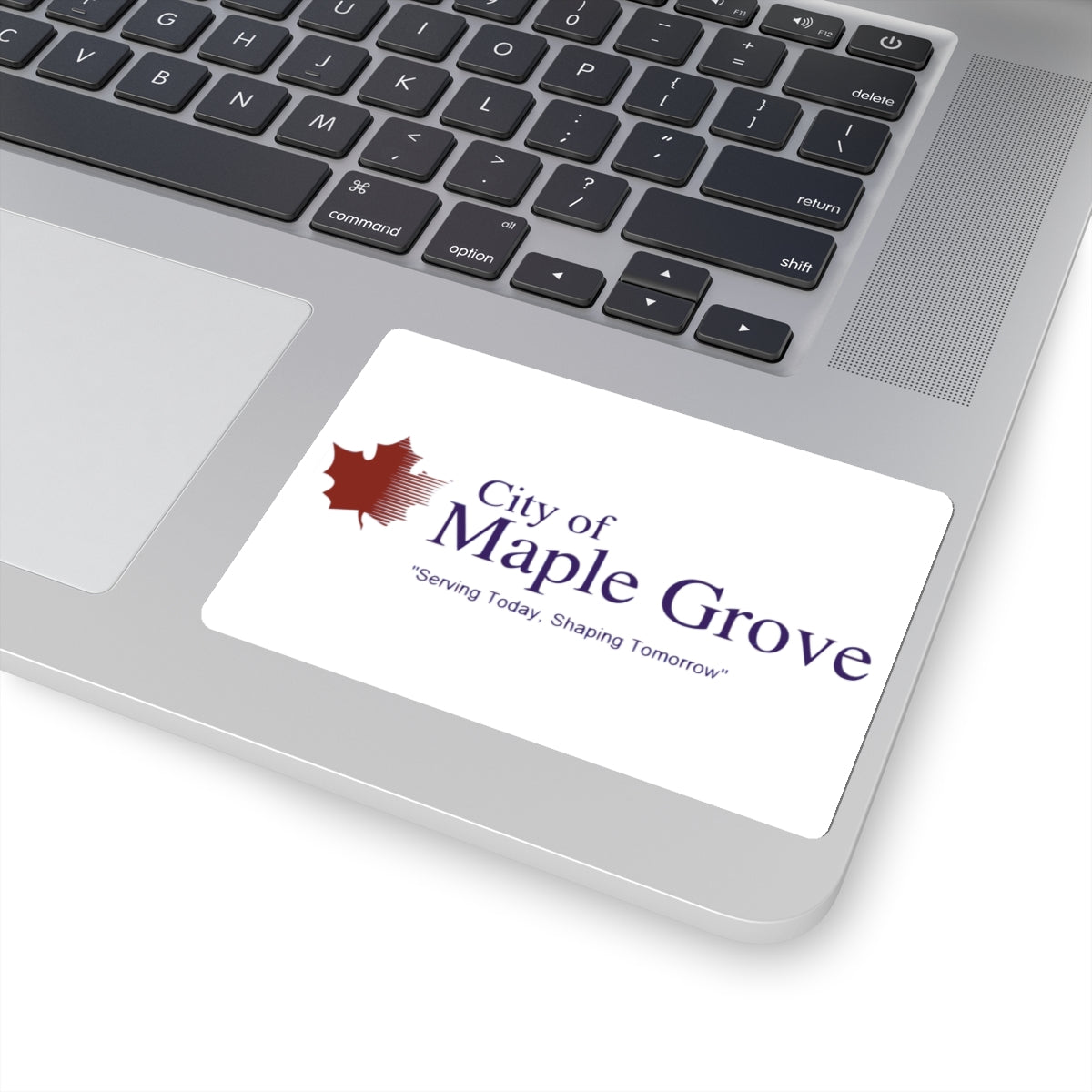 Flag of Maple Grove, Minnesota - STICKER Vinyl Kiss-Cut Decal