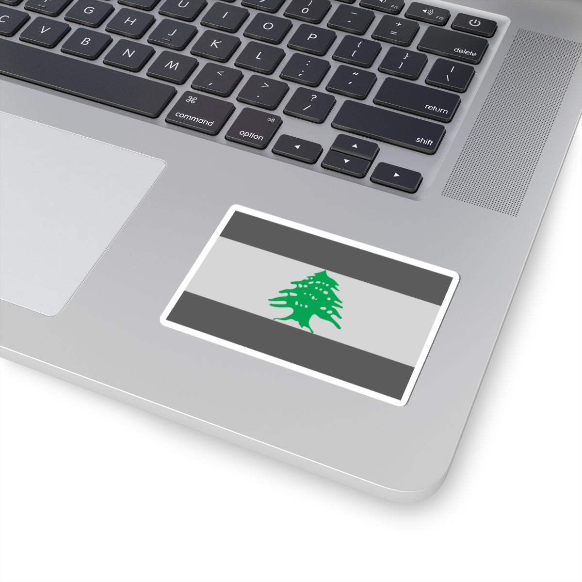 Flag of Lebanon - Cedar Tree (Lebanon) STICKER Vinyl Kiss-Cut Decal