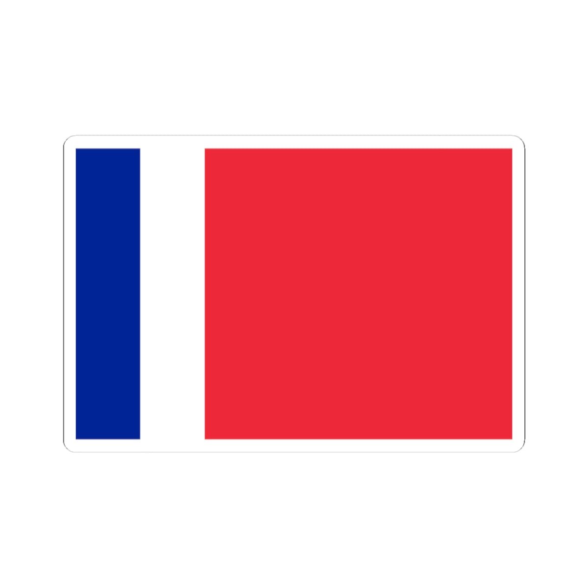 Flag of Communist France (France) STICKER Vinyl Kiss-Cut Decal