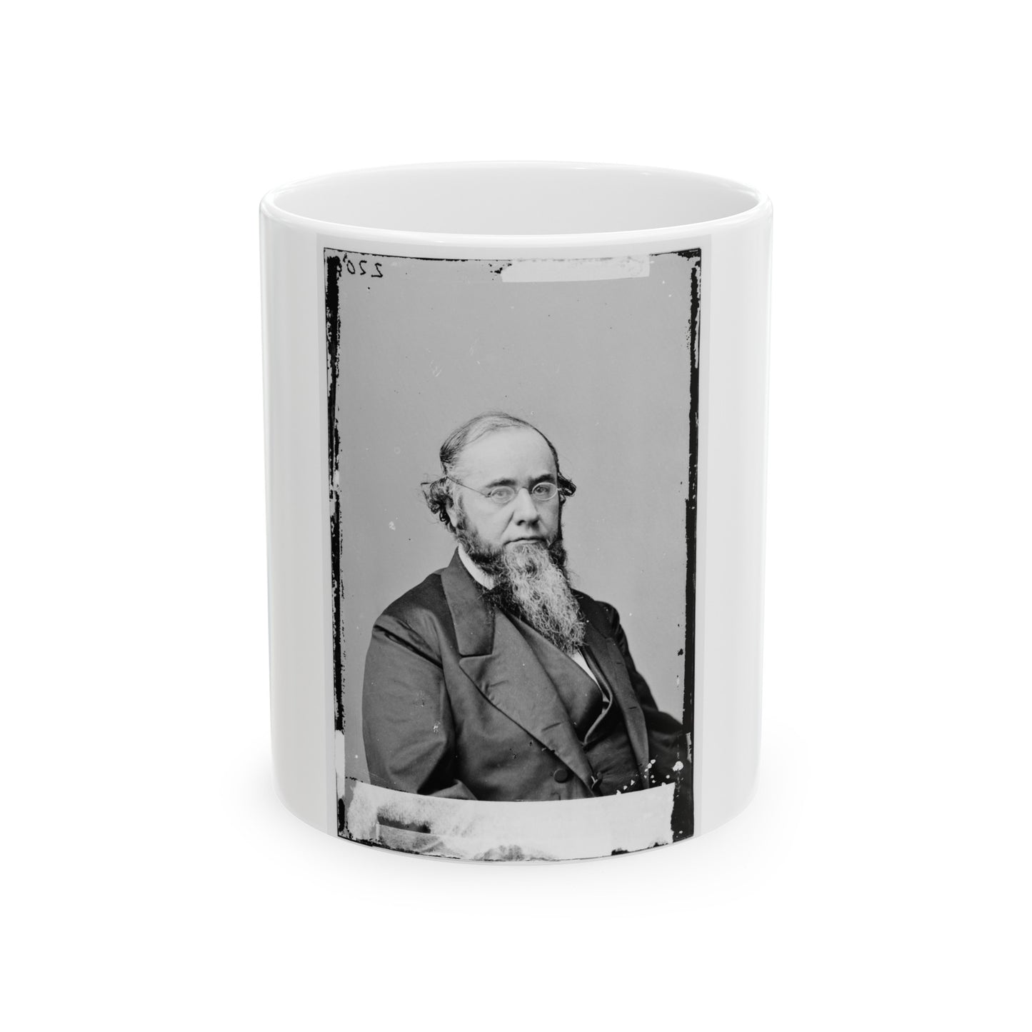 Portrait Of Secretary Of War Edwin M. Stanton, Officer Of The United States Government (U.S. Civil War) White Coffee Mug