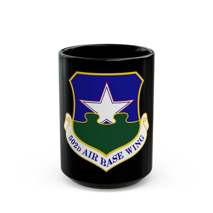 502d Air Base Wing (U.S. Air Force) Black Coffee Mug-15oz-The Sticker Space