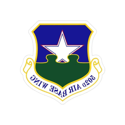 502d Air Base Wing (U.S. Air Force) REVERSE PRINT Transparent Die-Cut STICKER 2 Inch Die-Cut Transparent - The Sticker Space