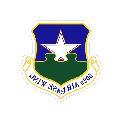 502d Air Base Wing (U.S. Air Force) REVERSE PRINT Transparent Die-Cut STICKER 6 Inch Die-Cut Transparent - The Sticker Space
