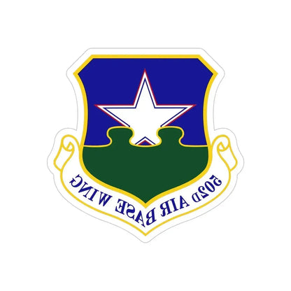 502d Air Base Wing (U.S. Air Force) REVERSE PRINT Transparent Die-Cut STICKER - The Sticker Space