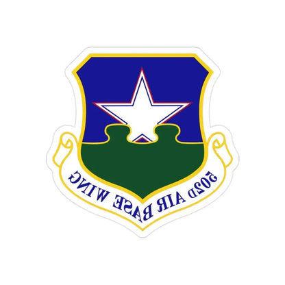502d Air Base Wing (U.S. Air Force) REVERSE PRINT Transparent Die-Cut STICKER - The Sticker Space