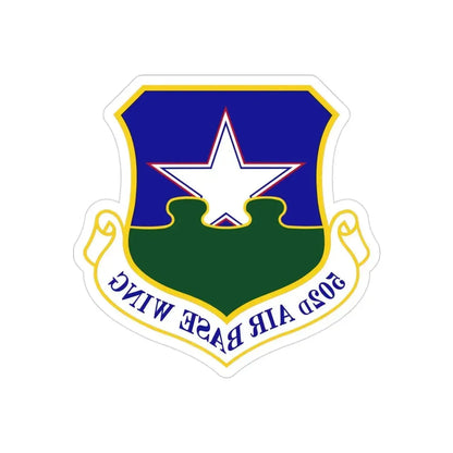 502d Air Base Wing (U.S. Air Force) REVERSE PRINT Transparent Die-Cut STICKER - The Sticker Space