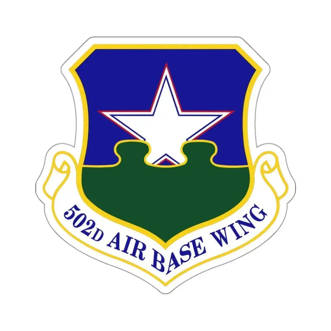 502d Air Base Wing (U.S. Air Force) STICKER Vinyl Die-Cut Decal 3 Inch - The Sticker Space