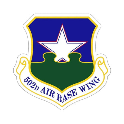 502d Air Base Wing (U.S. Air Force) STICKER Vinyl Die-Cut Decal 3 Inch - The Sticker Space