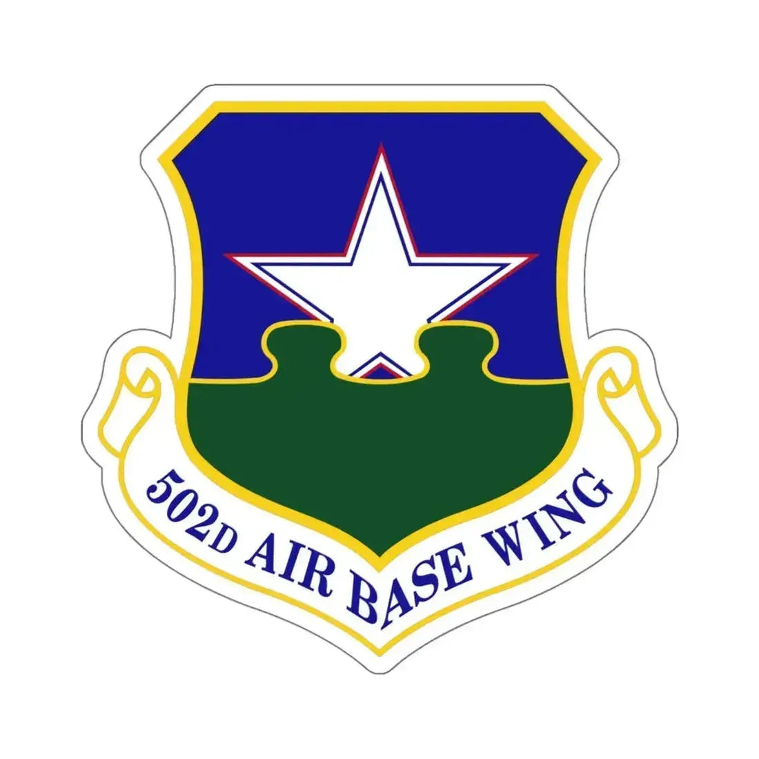 502d Air Base Wing (U.S. Air Force) STICKER Vinyl Die-Cut Decal 5 Inch - The Sticker Space