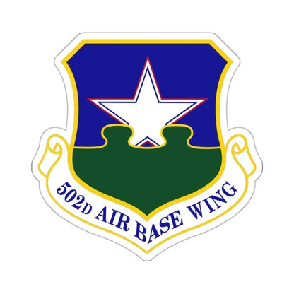 502d Air Base Wing (U.S. Air Force) STICKER Vinyl Die-Cut Decal - The Sticker Space