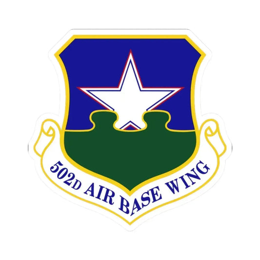 502d Air Base Wing (U.S. Air Force) STICKER Vinyl Kiss-Cut Decal 2 Inch White - The Sticker Space