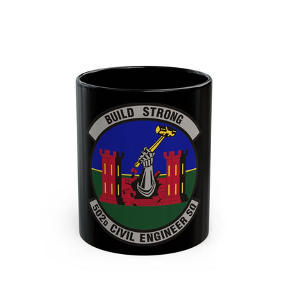 502d Civil Engineer Squadron (U.S. Air Force) Black Coffee Mug-11oz-The Sticker Space