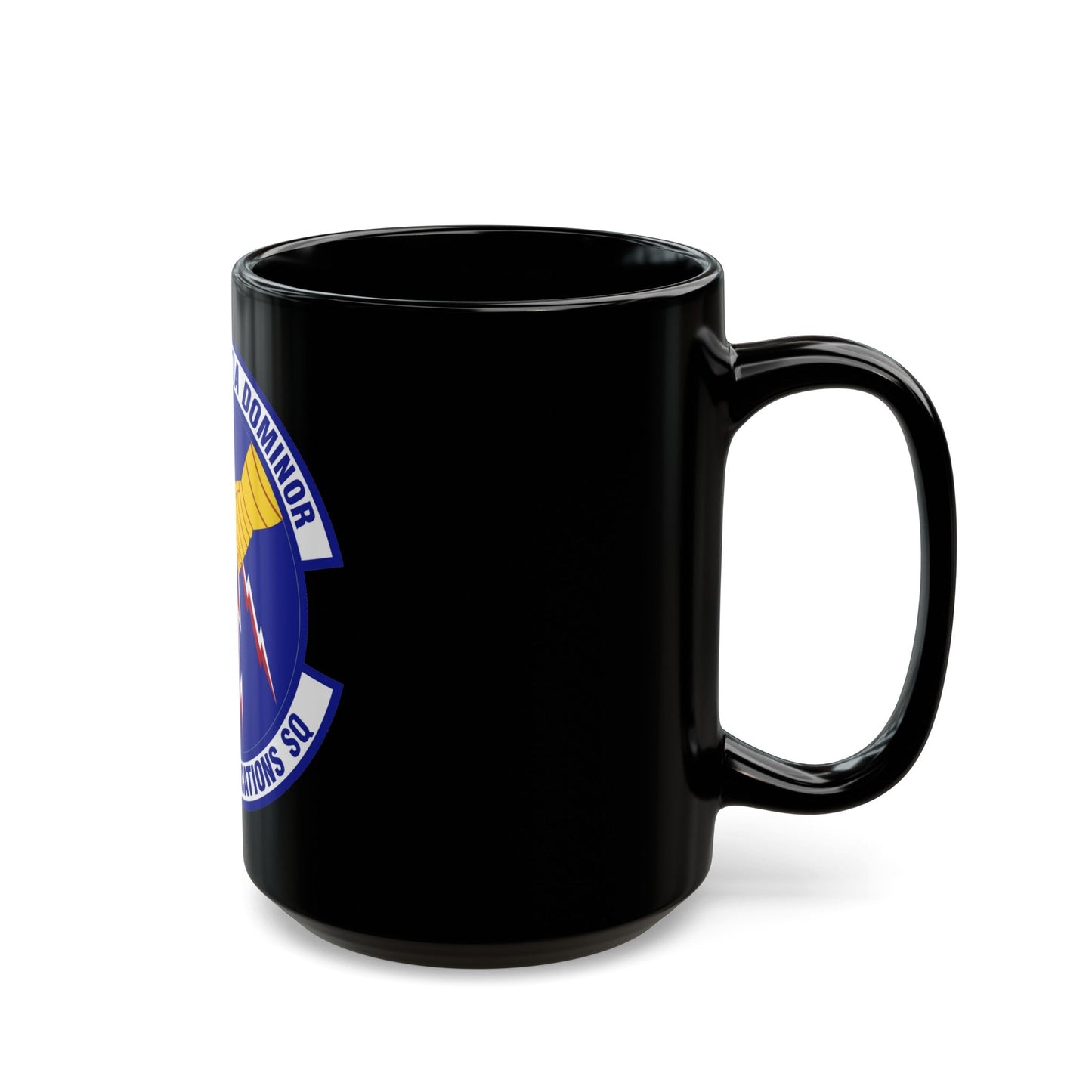 502d Communications Squadron (U.S. Air Force) Black Coffee Mug-The Sticker Space