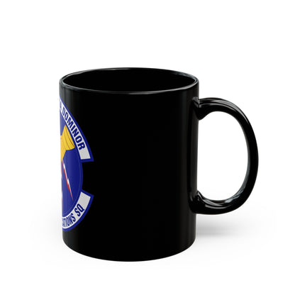 502d Communications Squadron (U.S. Air Force) Black Coffee Mug-The Sticker Space