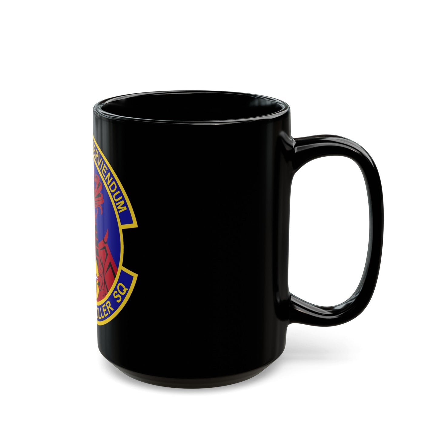 502d Comptroller Squadron (U.S. Air Force) Black Coffee Mug-The Sticker Space