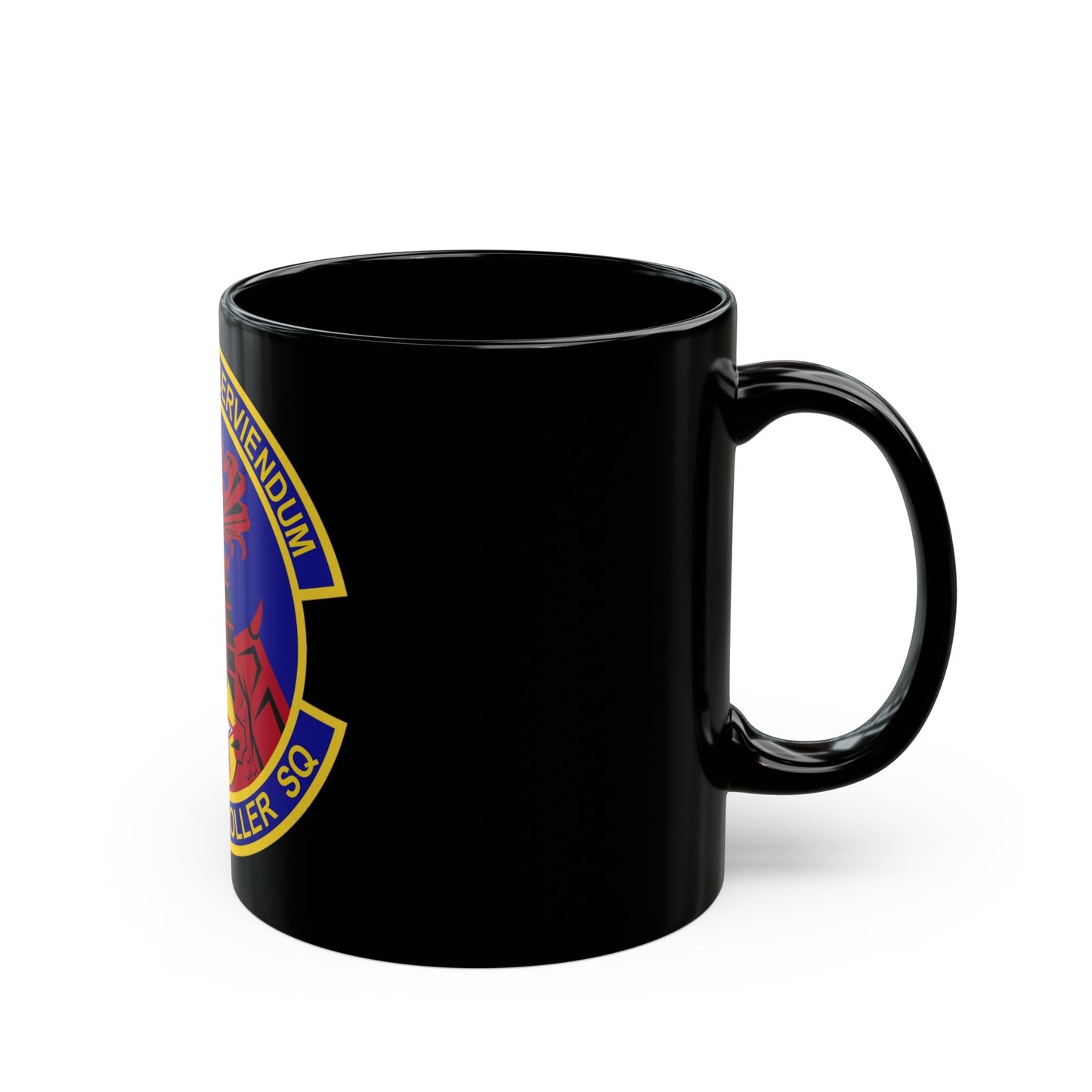 502d Comptroller Squadron (U.S. Air Force) Black Coffee Mug-The Sticker Space