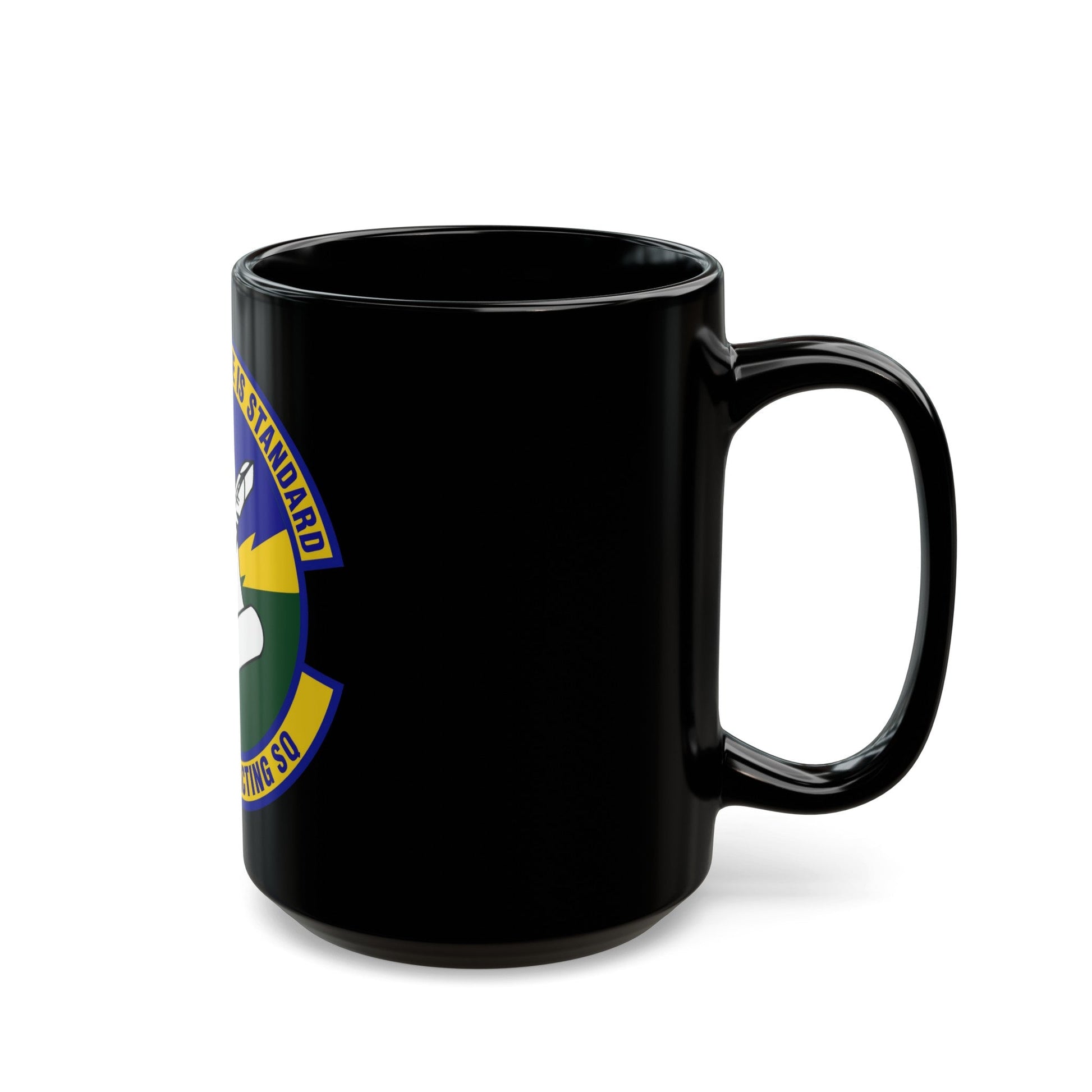 502d Contracting Squadron (U.S. Air Force) Black Coffee Mug-The Sticker Space