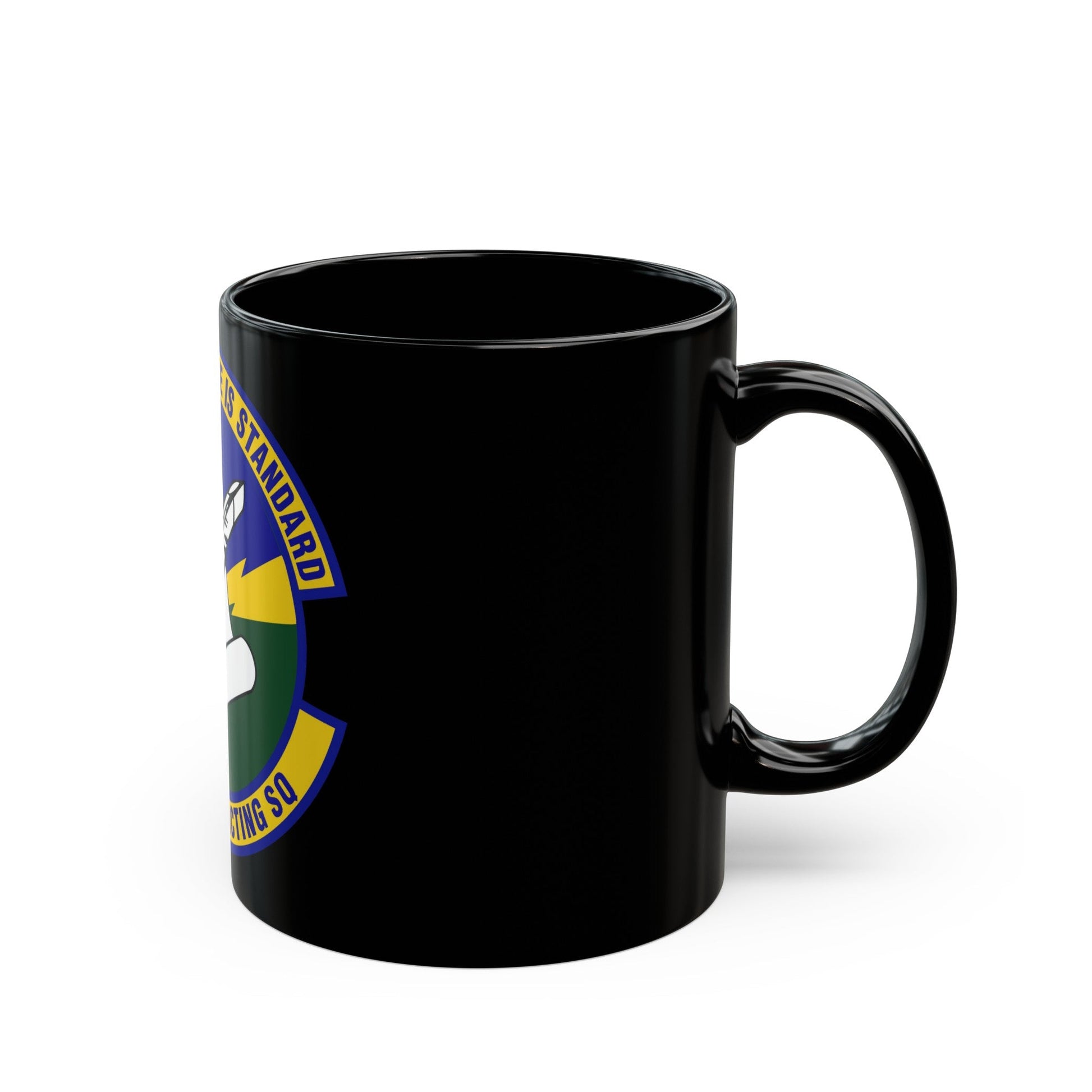 502d Contracting Squadron (U.S. Air Force) Black Coffee Mug-The Sticker Space