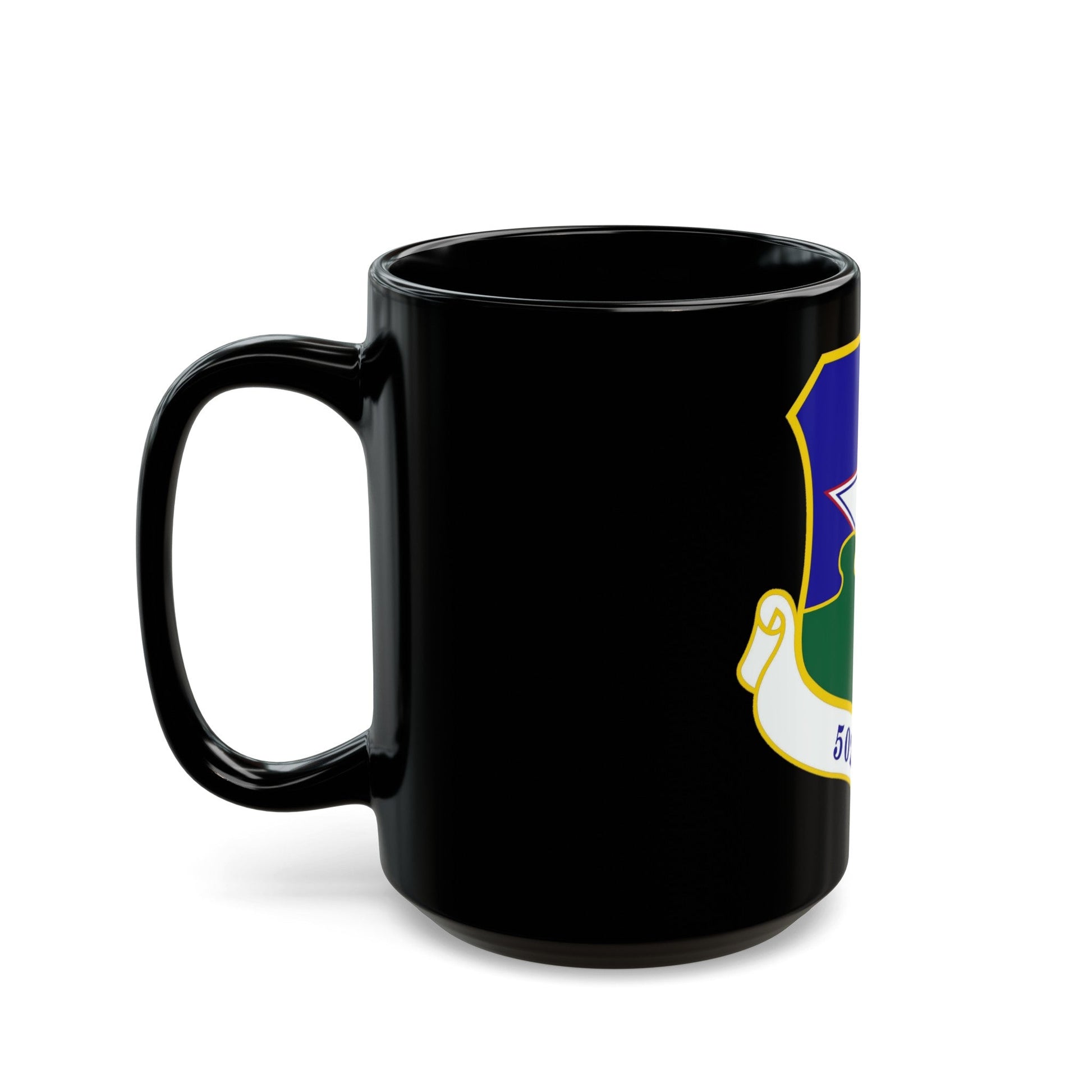 502d Force Support Group (U.S. Air Force) Black Coffee Mug-The Sticker Space