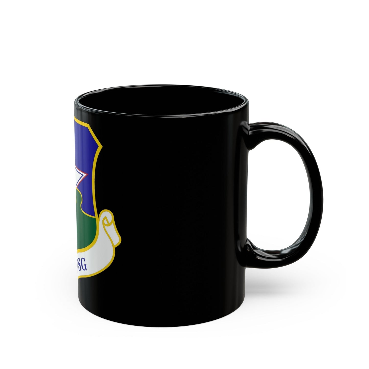 502d Force Support Group (U.S. Air Force) Black Coffee Mug-The Sticker Space