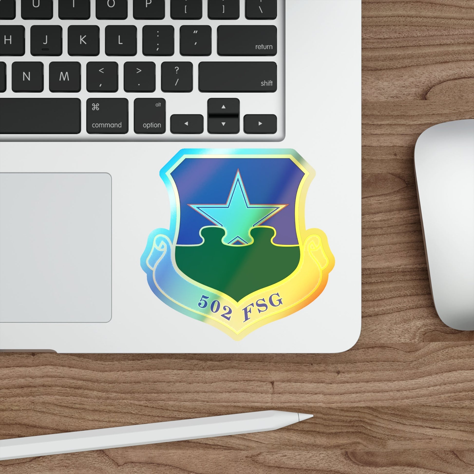 502d Force Support Group (U.S. Air Force) Holographic STICKER Die-Cut Vinyl Decal-The Sticker Space