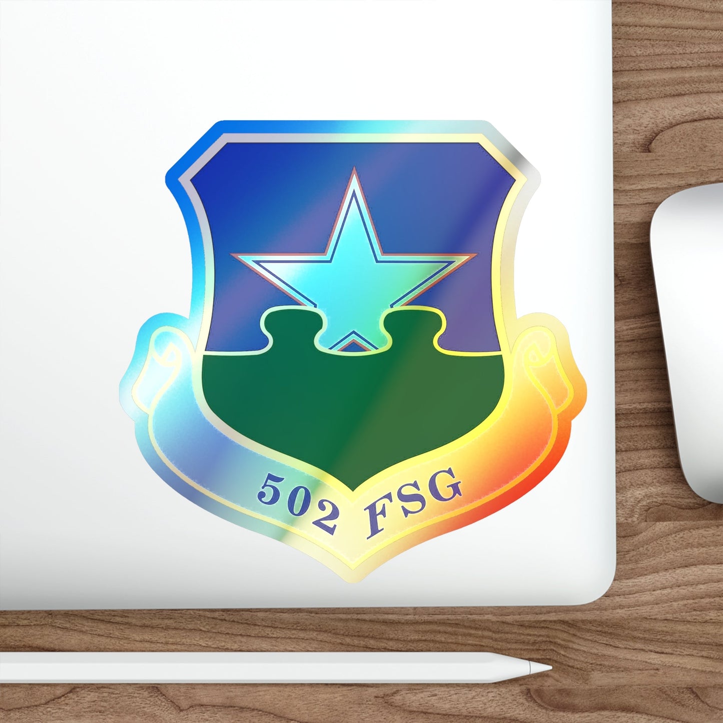 502d Force Support Group (U.S. Air Force) Holographic STICKER Die-Cut Vinyl Decal-The Sticker Space