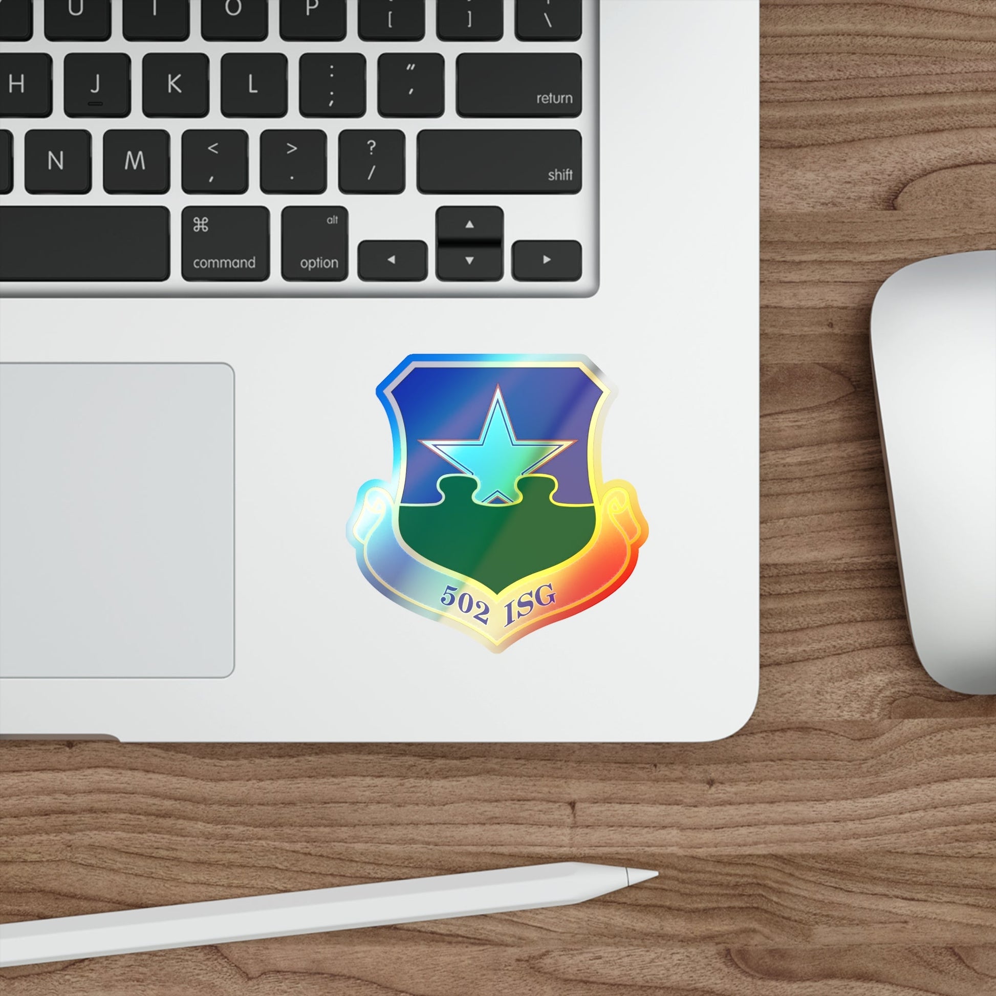 502d Installation Support Group (U.S. Air Force) Holographic STICKER Die-Cut Vinyl Decal-The Sticker Space