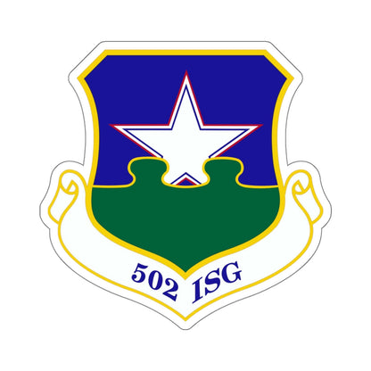 502d Installation Support Group (U.S. Air Force) STICKER Vinyl Die-Cut Decal-White-The Sticker Space