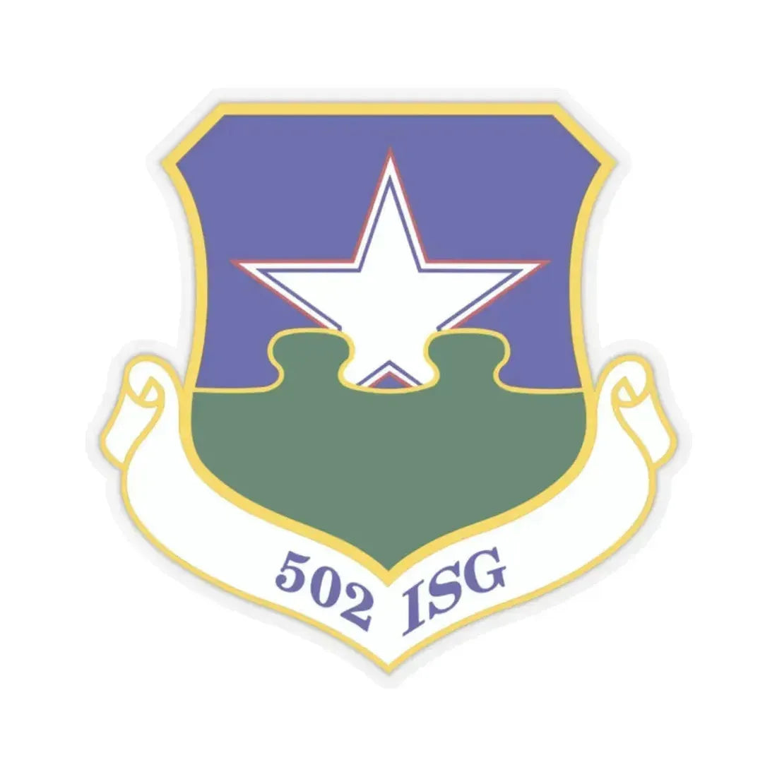 502d Installation Support Group (U.S. Air Force) STICKER Vinyl Kiss-Cut Decal 2 Inch Transparent - The Sticker Space