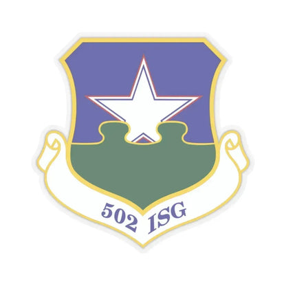 502d Installation Support Group (U.S. Air Force) STICKER Vinyl Kiss-Cut Decal 2 Inch Transparent - The Sticker Space