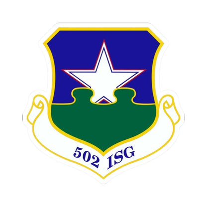 502d Installation Support Group (U.S. Air Force) STICKER Vinyl Kiss-Cut Decal 2 Inch White - The Sticker Space