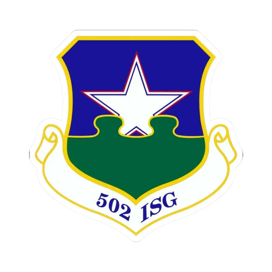 502d Installation Support Group (U.S. Air Force) STICKER Vinyl Kiss-Cut Decal 2 Inch White - The Sticker Space
