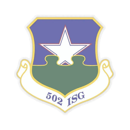 502d Installation Support Group (U.S. Air Force) STICKER Vinyl Kiss-Cut Decal 4 Inch Transparent - The Sticker Space
