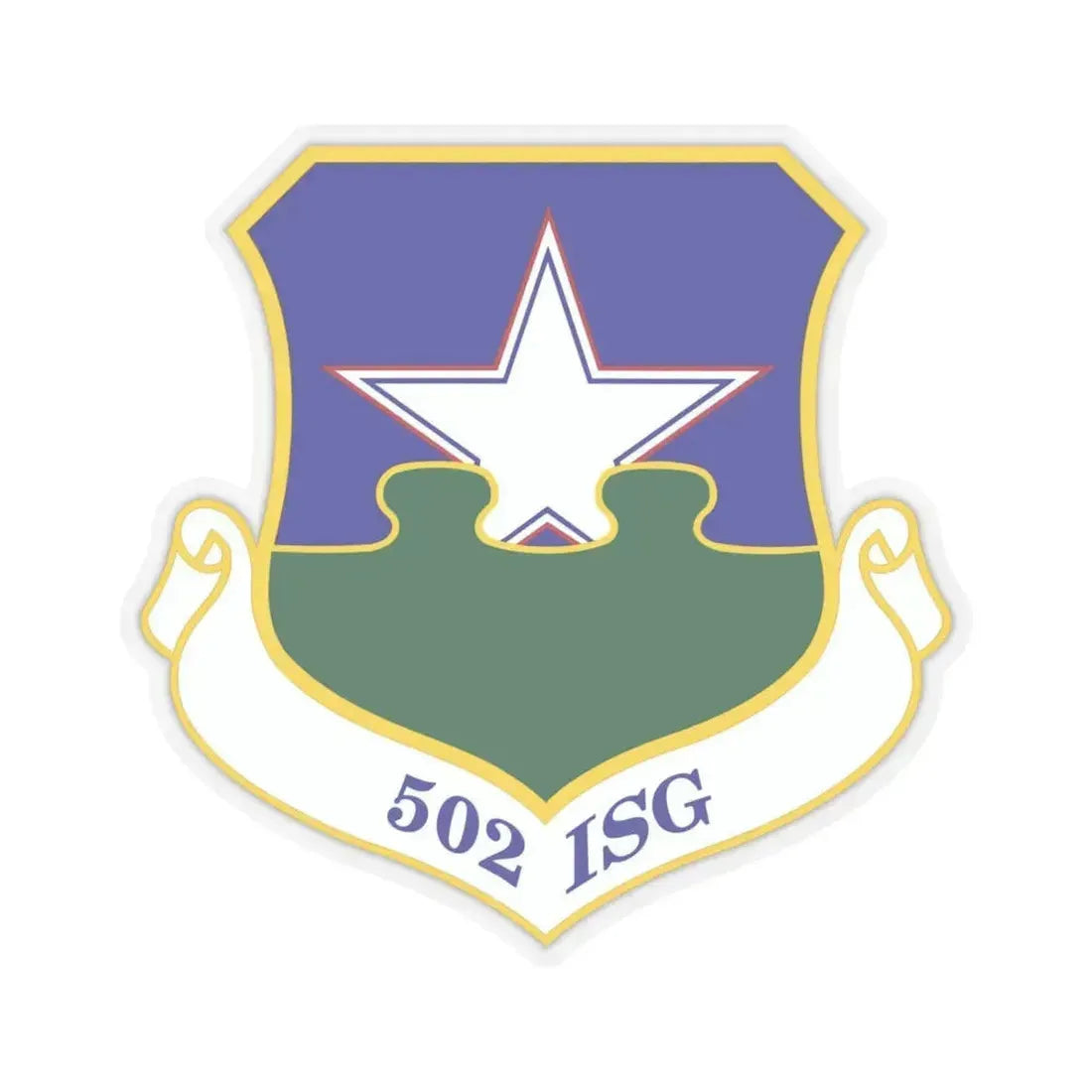 502d Installation Support Group (U.S. Air Force) STICKER Vinyl Kiss-Cut Decal 6 Inch Transparent - The Sticker Space