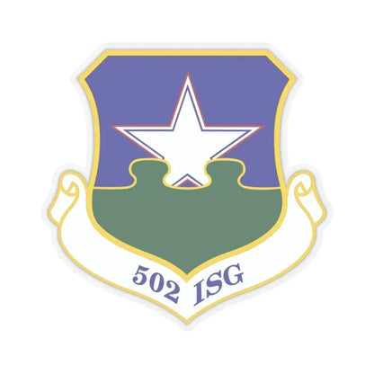 502d Installation Support Group (U.S. Air Force) STICKER Vinyl Kiss-Cut Decal 6 Inch Transparent - The Sticker Space