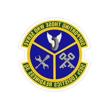 502d Logistics Readiness Squadron (U.S. Air Force) REVERSE PRINT Transparent STICKER-4" × 4"-The Sticker Space